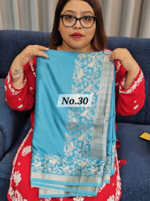 7TH SEP LIVE - MOSS SILK SAREE (NO.30)