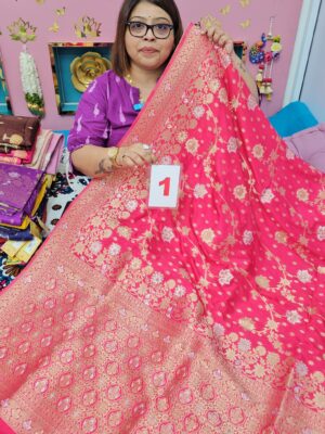 18TH SEP LIVE – GEORGETTE SILK KHADDI SAREE (NO.1)