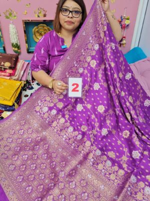 18TH SEP LIVE – GEORGETTE SILK KHADDI SAREE (NO.2)