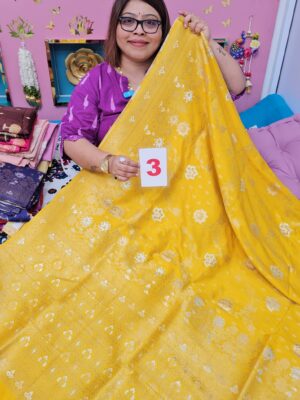 18TH SEP LIVE – GEORGETTE SILK KHADDI SAREE (NO.3)
