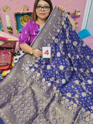 18TH SEP LIVE – GEORGETTE SILK KHADDI SAREE (NO.4)