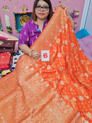 18TH SEP LIVE – GEORGETTE SILK KHADDI SAREE (NO.6)