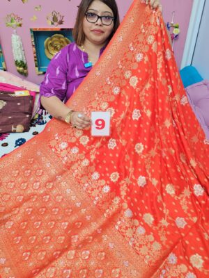 18TH SEP LIVE – GEORGETTE SILK KHADDI SAREE (NO.9)