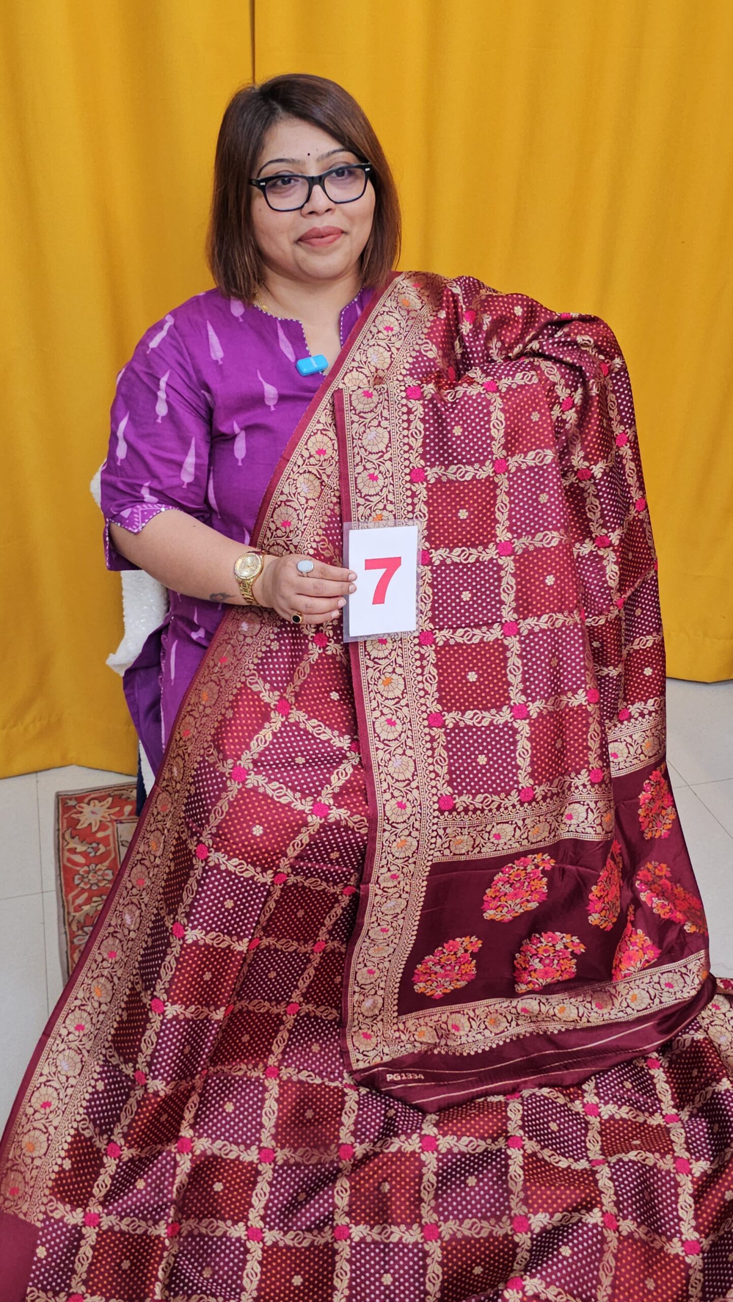 8TH SEP LIVE - RUSSIAN SILK SAREE (NO.7)