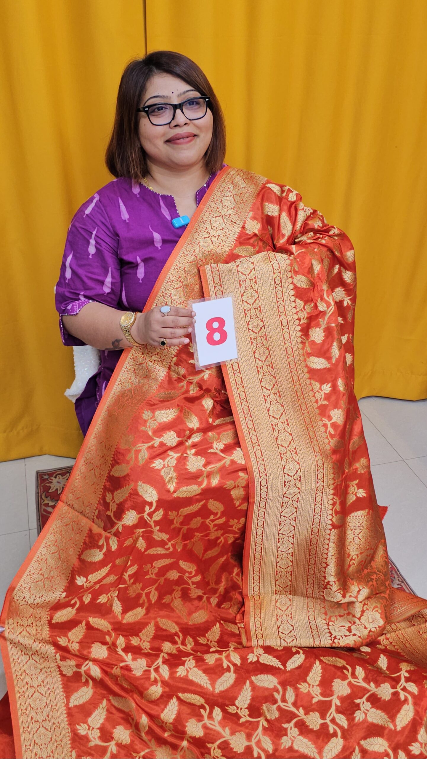 8TH SEP LIVE - RUSSIAN SILK SAREE (NO.8)