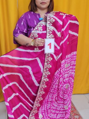 8TH SEP LIVE - MOSS CHIFFON SAREE (NO.1)