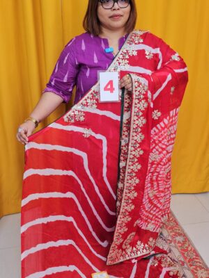 8TH SEP LIVE - MOSS CHIFFON SAREE (NO.4)