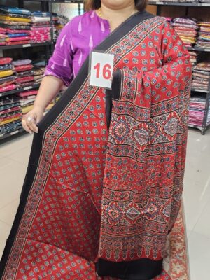8TH SEP LIVE - DEFECTIVE AJRAKH SAREE (NO.16)