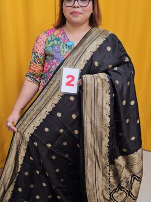 9TH SEP LIVE – PURE CREPE NIMZARI KHADDI SAREE (NO.2)