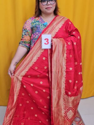 9TH SEP LIVE – PURE CREPE NIMZARI KHADDI SAREE (NO.3)