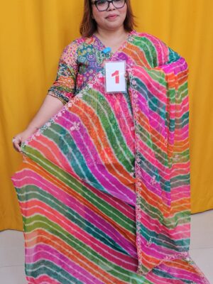 9TH SEP LIVE – MOSS CHIFFON SAREE (NO.1)