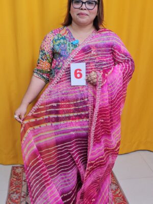 9TH SEP LIVE – MOSS CHIFFON SAREE (NO.6)