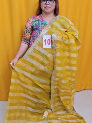 9TH SEP LIVE – MOSS CHIFFON SAREE (NO.10)