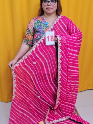 9TH SEP LIVE – MOSS CHIFFON SAREE (NO.18)