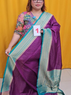 9TH SEP LIVE – PREMIUM JAQUARD SOFT SAREE (NO.1)