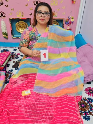 15TH SEP LIVE – MOSS CHIFFON SAREE (NO.1)
