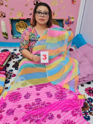 15TH SEP LIVE – MOSS CHIFFON SAREE (NO.3)