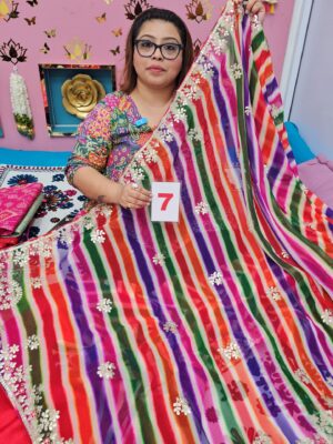 15TH SEP LIVE – MOSS CHIFFON SAREE (NO.7)