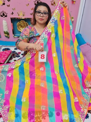 15TH SEP LIVE – MOSS CHIFFON SAREE (NO.8)