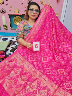 15TH SEP LIVE – GEORGETTE SILK KHADDI SAREE (NO.6)