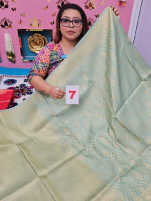 15TH SEP LIVE – GEORGETTE SILK KHADDI SAREE (NO.7)