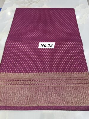 10TH SEP 2ND LIVE – GEORGETTE SILK KHADDI SAREE (NO.15)