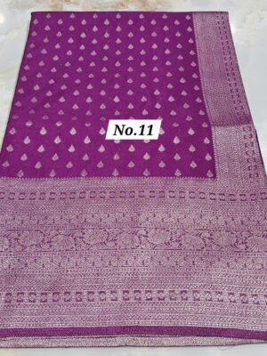 10TH SEP 2ND LIVE – GEORGETTE SILK KHADDI SAREE (NO.11)