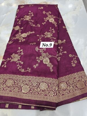 10TH SEP 2ND LIVE – GEORGETTE SILK KHADDI SAREE (NO.9)