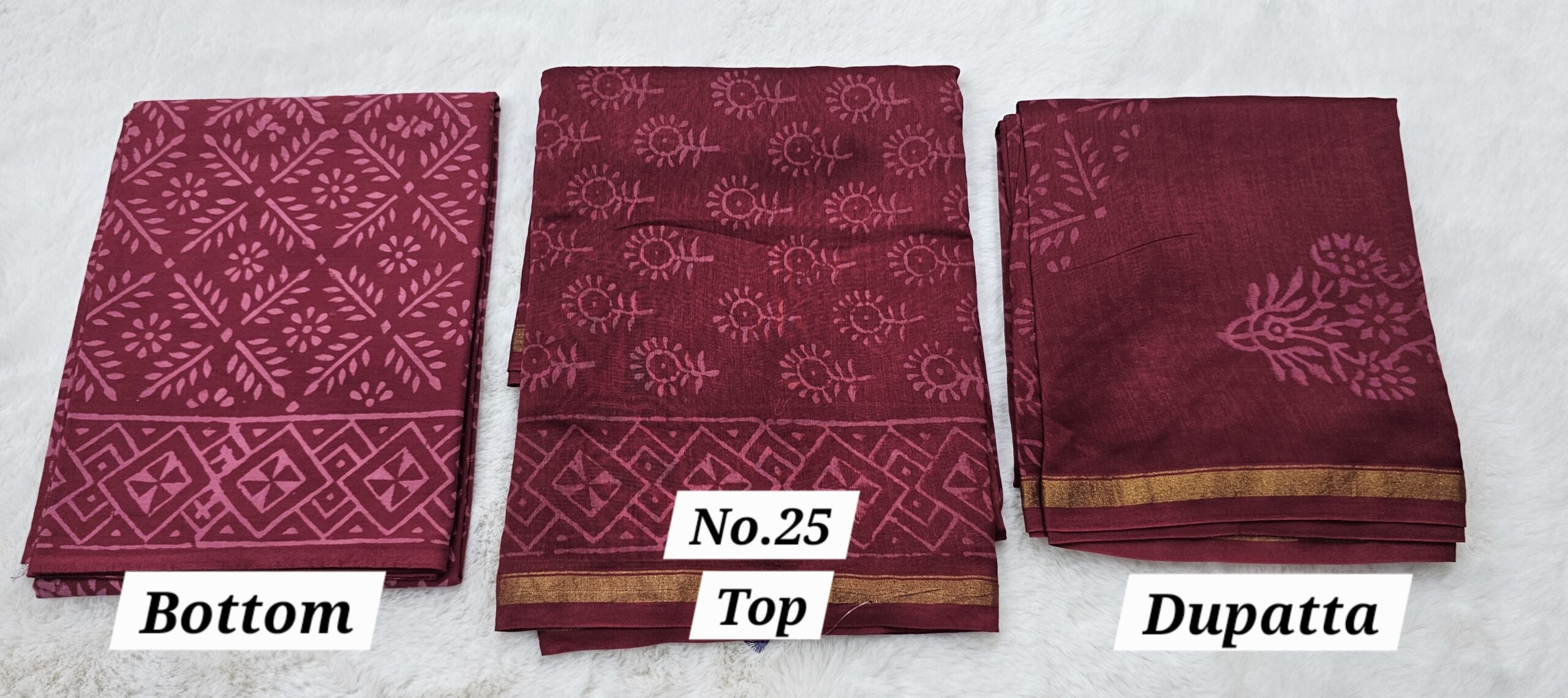 10TH SEP 2ND LIVE – CHANDERI SILK SUITS (NO.25)