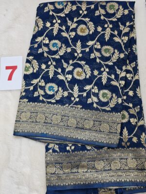 19TH SEP – PREMIUM GEORGETT KHADDI SAREE (NO.7)