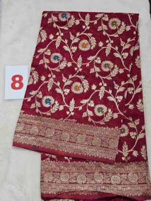 19TH SEP – PREMIUM GEORGETT KHADDI SAREE (NO.8)
