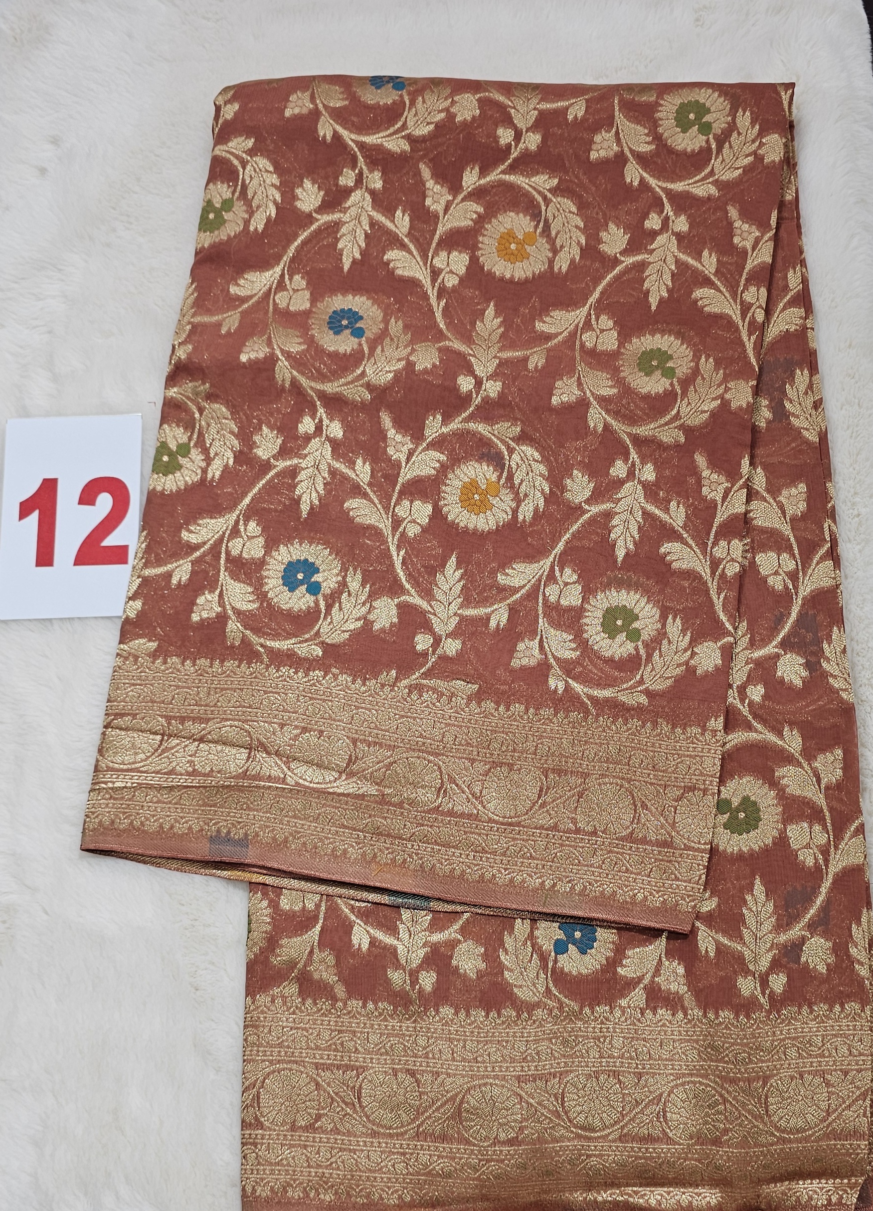 19TH SEP – PREMIUM GEORGETT KHADDI SAREE (NO.12)