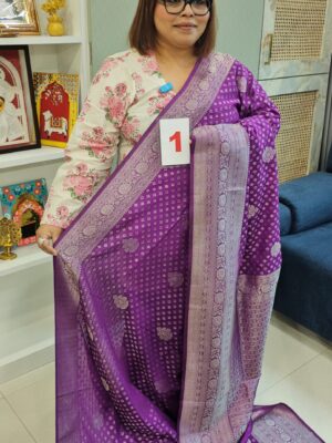 10TH SEP 2ND LIVE – GEORGETTE SILK KHADDI SAREE (NO.1)
