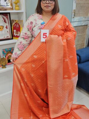 10TH SEP 2ND LIVE – GEORGETTE SILK KHADDI SAREE (NO.5)