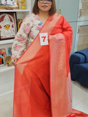 10TH SEP 2ND LIVE – GEORGETTE SILK KHADDI SAREE (NO.7)