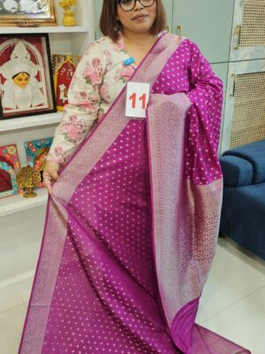 10TH SEP 2ND LIVE – GEORGETTE SILK KHADDI SAREE (NO.11)