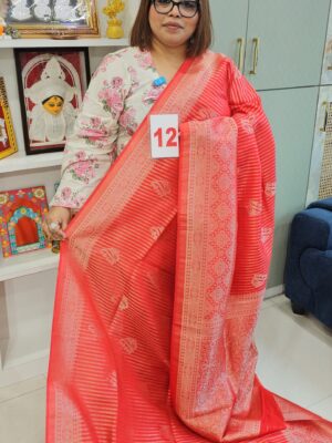 10TH SEP 2ND LIVE – GEORGETTE SILK KHADDI SAREE (NO.12)