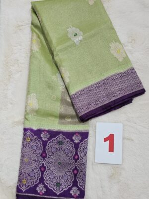 19TH SEP – GEORGETT SILK KHADDI SAREE (NO.1)