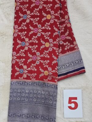 19TH SEP – GEORGETT SILK KHADDI SAREE (NO.5)