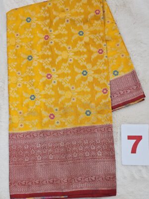19TH SEP – GEORGETT SILK KHADDI SAREE (NO.7)