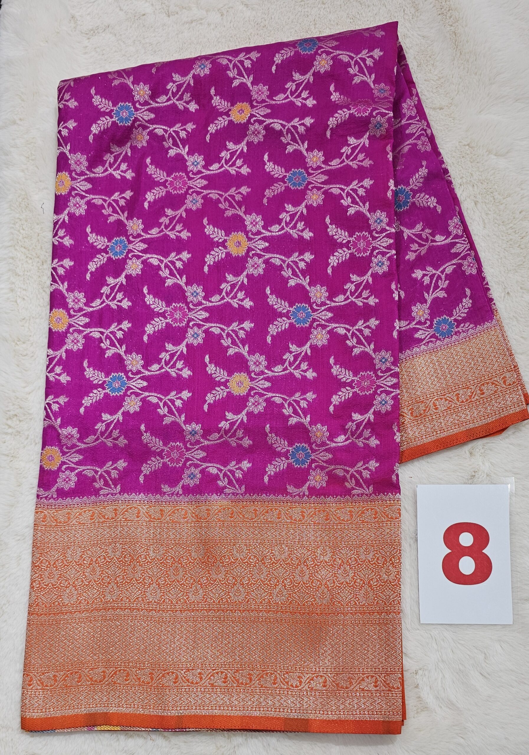 19TH SEP – GEORGETT SILK KHADDI SAREE (NO.8)