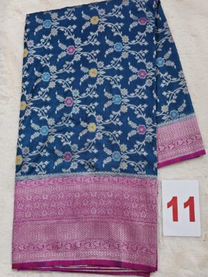 19TH SEP – GEORGETT SILK KHADDI SAREE (NO.11)
