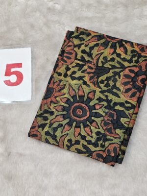 13TH SEP LIVE - POMEGRANATE DYE 2.5 MTR FABRIC (NO.5)