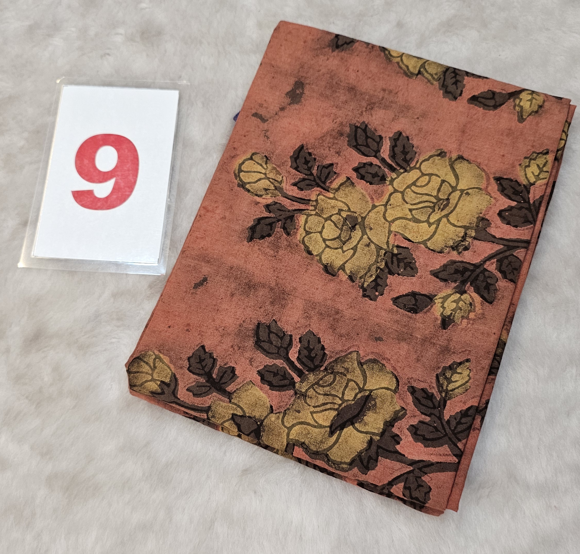 13TH SEP LIVE - POMEGRANATE DYE 2.5 MTR FABRIC (NO.9)