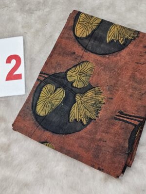 13TH SEP LIVE - POMEGRANATE DYE 2.5 MTR FABRIC (NO.12)