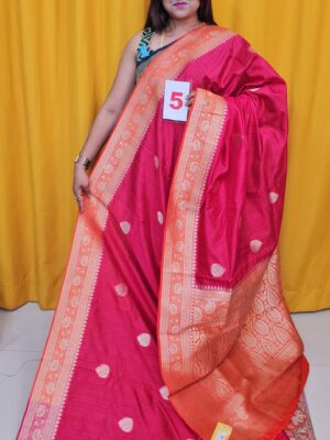 20TH SEP –  SOFT MATKA TUSSARE SAREE (NO.5)