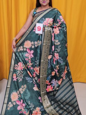 20TH SEP –  MOSS SILK SAREE (NO.9)