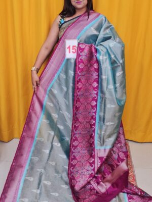 20TH SEP –  GEORGETTE SILK KHADDI SAREE (NO.15)