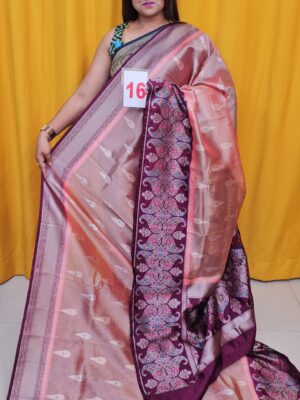 20TH SEP –  GEORGETTE SILK KHADDI SAREE (NO.16)