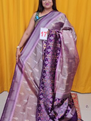 20TH SEP –  GEORGETTE SILK KHADDI SAREE (NO.17)